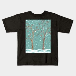 Winter Trees Kids T-Shirt